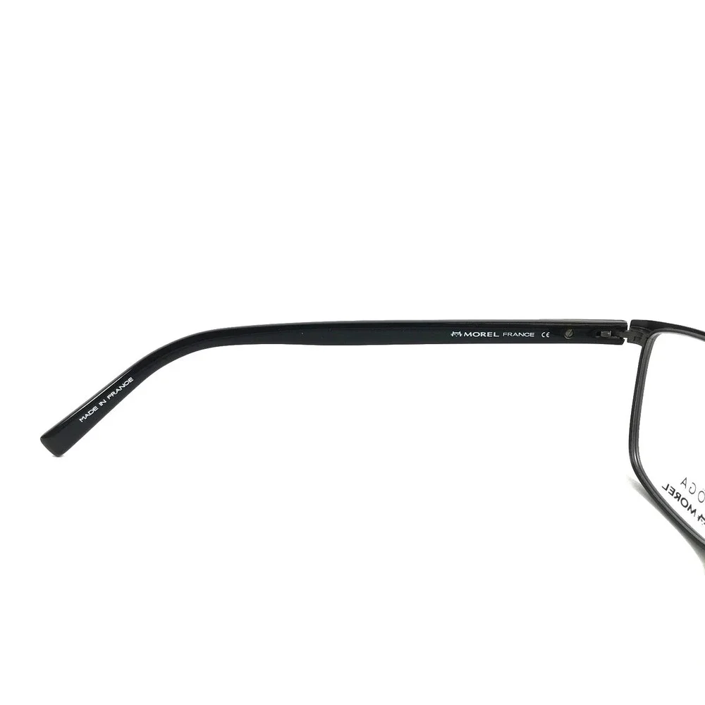 OGA by Morel Eyeglasses Frames 10039O GN14 Gunmetal Dark Gray Black 59-20-150